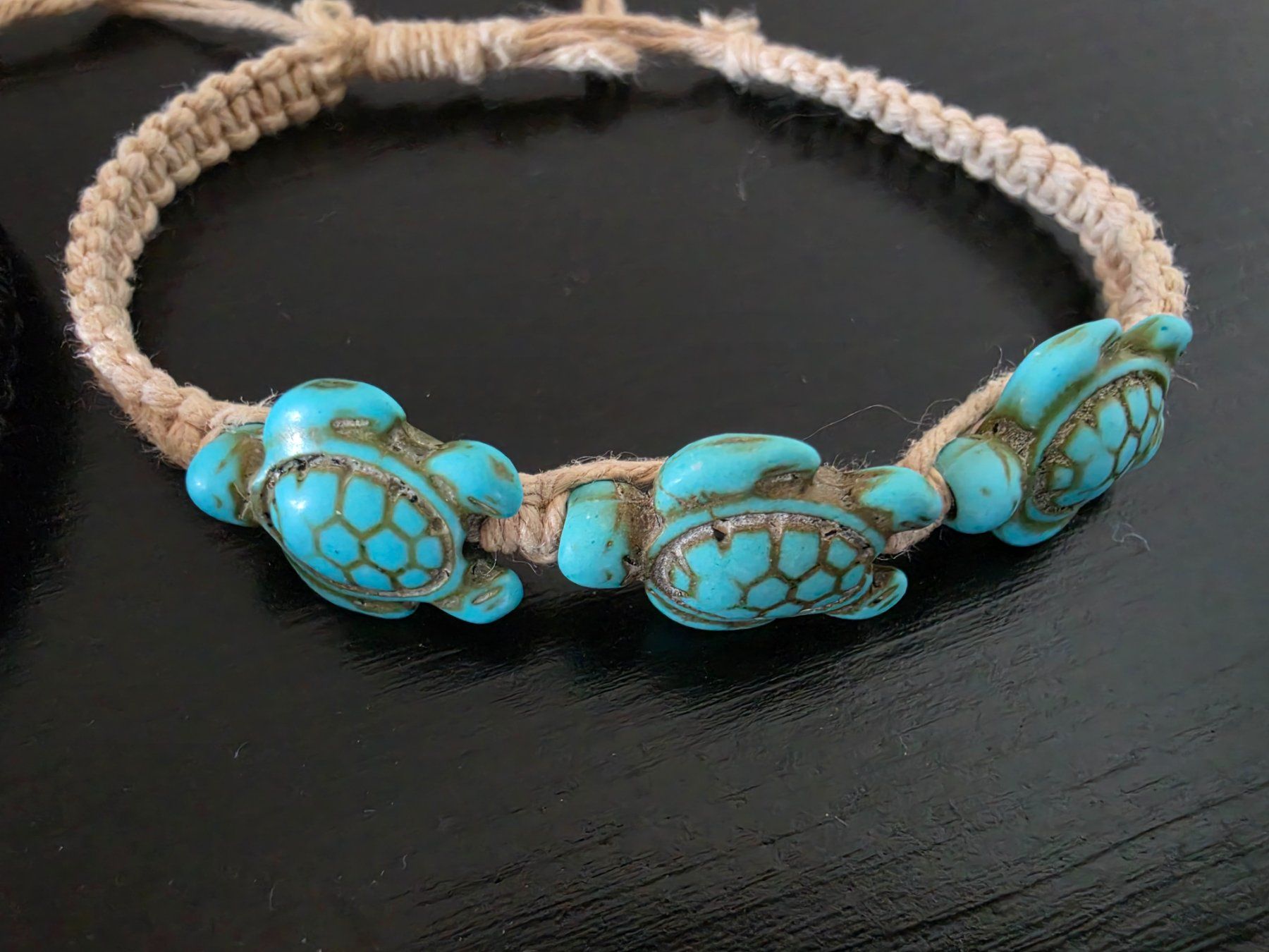 Bracciali & Braccialetti: 2 Armbänder Schildkröten Türkis – Usato da Stäfa venduto da flamingo_17 2