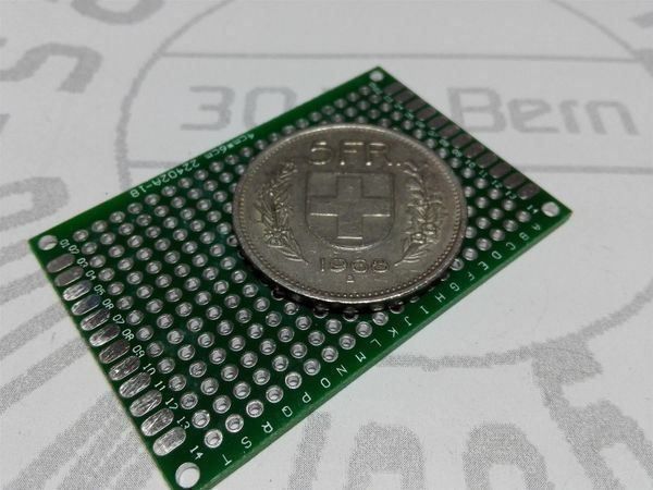 Componenti elettronici: PLATINE doppelseitig, 2.54mm, 4x6cm – Nuovo (secondo la descrizione) da Luzern venduto da Salefactory 1