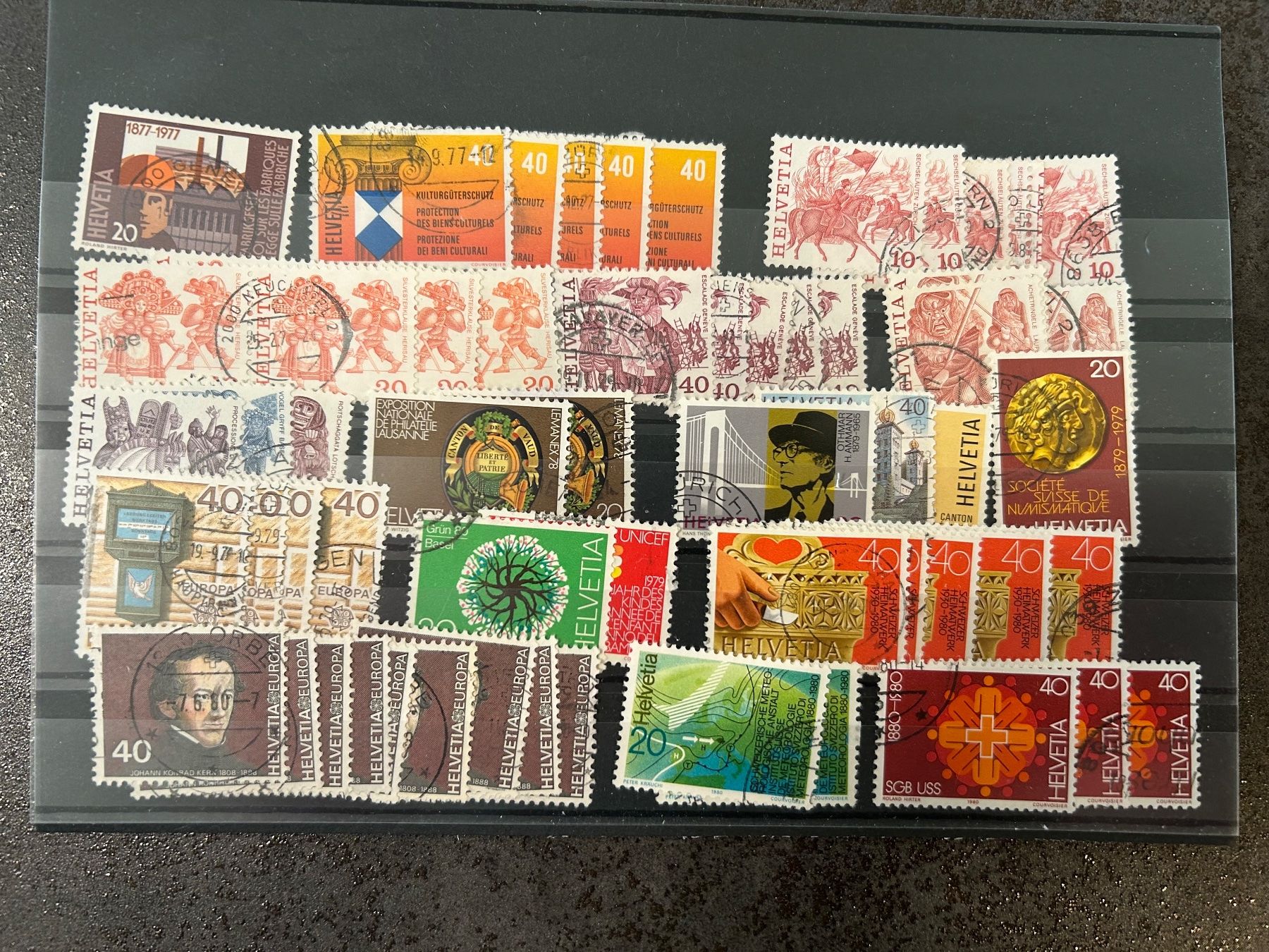 Tutti i francobolli: Kleines Lot div. Schweizer Briefmarken (1) – Usato da Reinach AG venduto da Polarstern1 5
