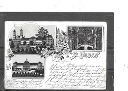 LU Gruss aus St.Urban 1900  (Litho)
