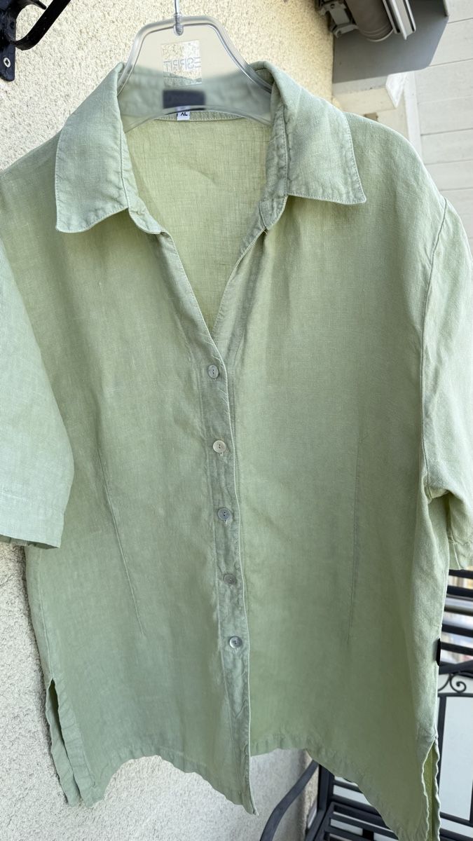 Deerberg Blusen: Top Leinenbluse von Deerberg XL – Gebraucht aus Sirnach von sirni 8
