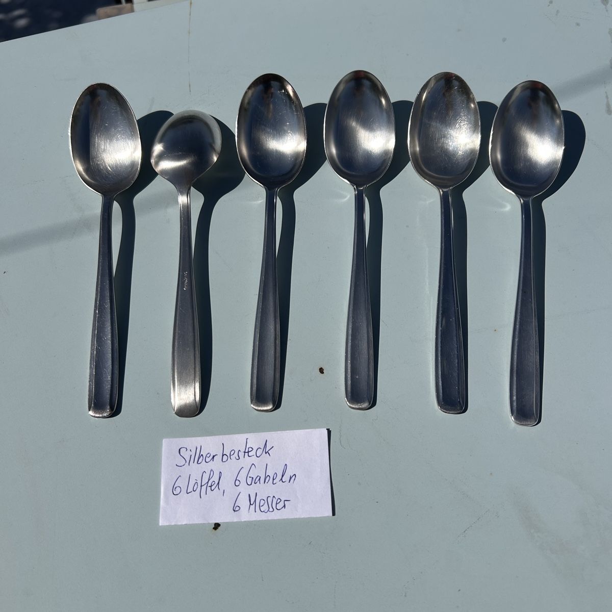 Sola Set di posate: Versilbertes Besteck, 18-teilig – Usato da Zürich venduto da Mary8044