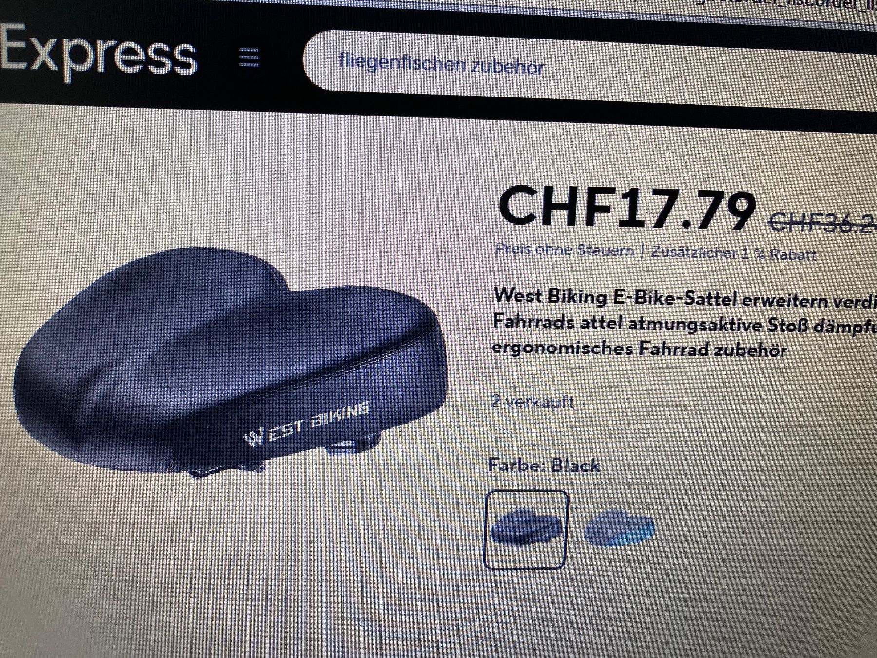 Pezzi di ricambio: E Bike Sattel – Nuovo (secondo la descrizione) da Feuerthalen venduto da Hilari61