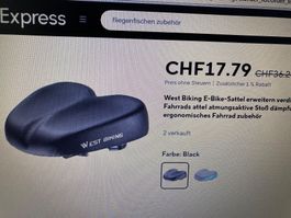 E Bike Sattel