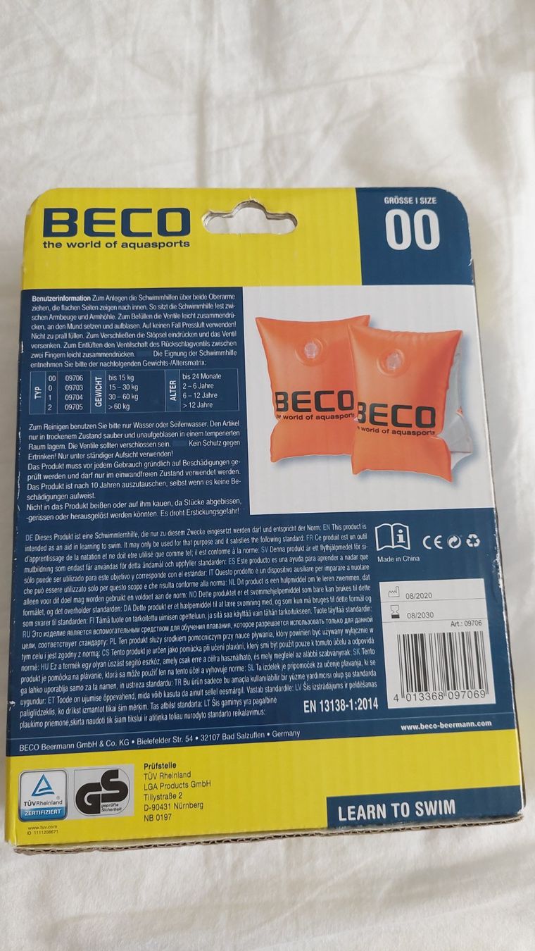 Salvagente: BECO Schwimmenflügel < 15kg – Nuovo (secondo la descrizione) da Uetikon am See venduto da sahra777 1