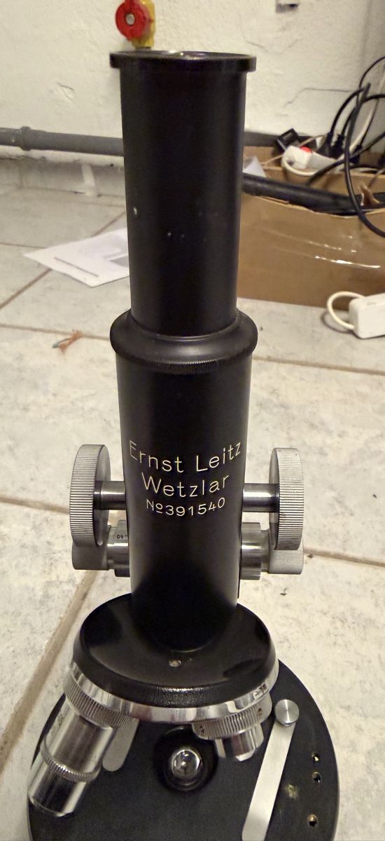 Leitz Microscopi: E. Leitz Wetzlar Microscope No.391540 – Usato da Trimbach venduto da ELITA-5 7