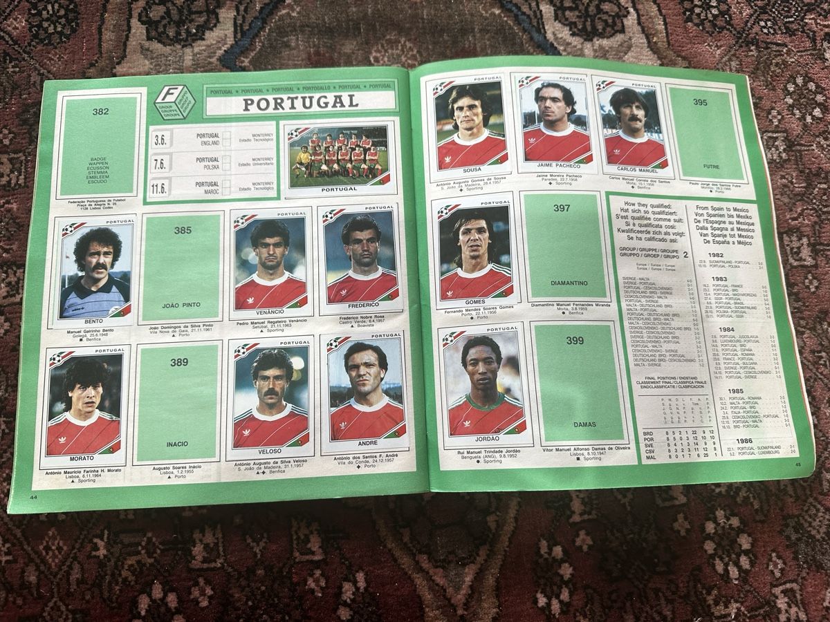 Panini Album: Album figurine Panini Mexico 86 – Usato da Bellinzona venduto da Ti.belli 7