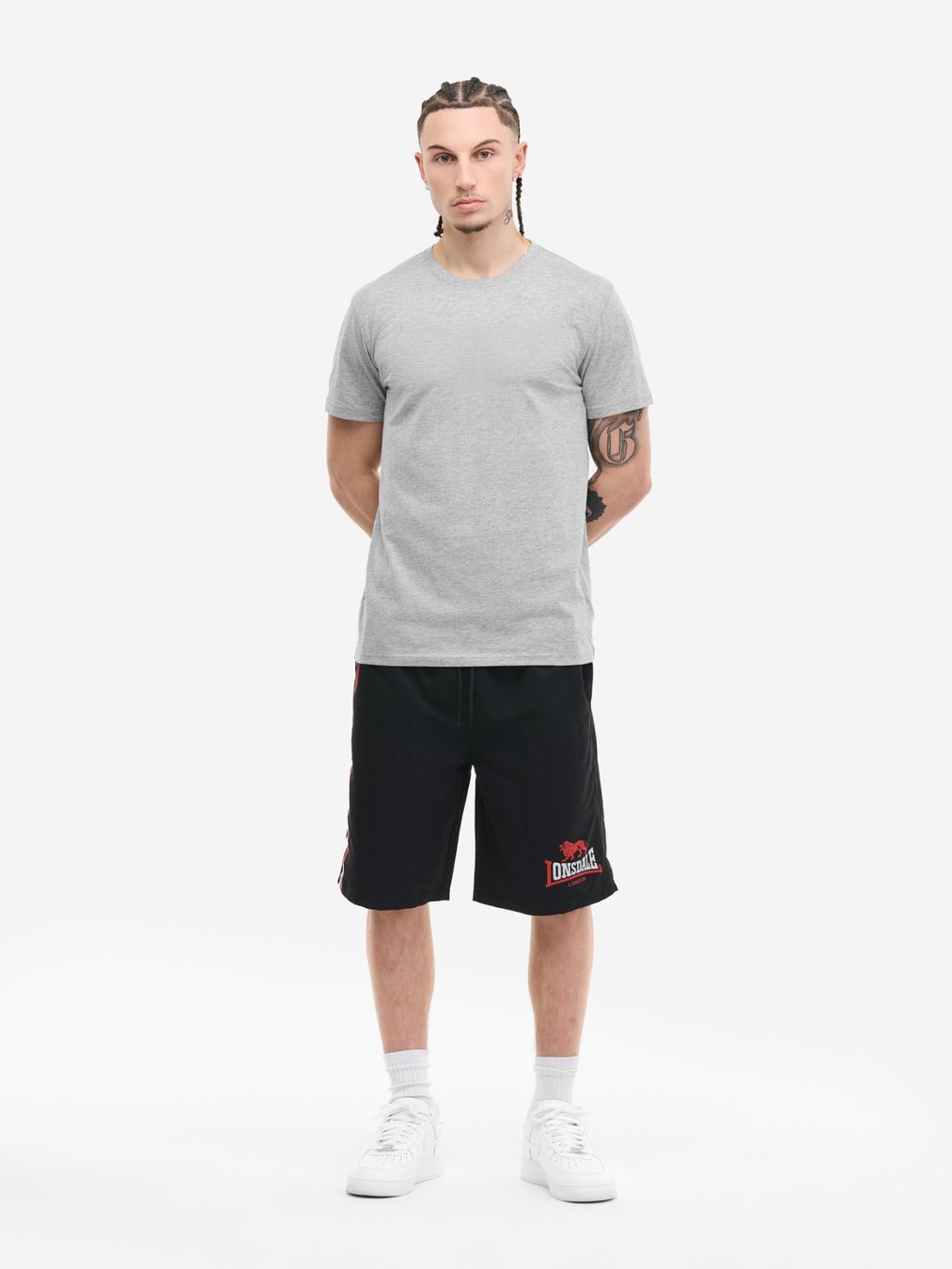 Lonsdale Pantaloni: Lonsdale Copley Beachshorts Schwarz L – Nuovo e nell'imballaggio originale da Düdingen venduto da BluePalm 1