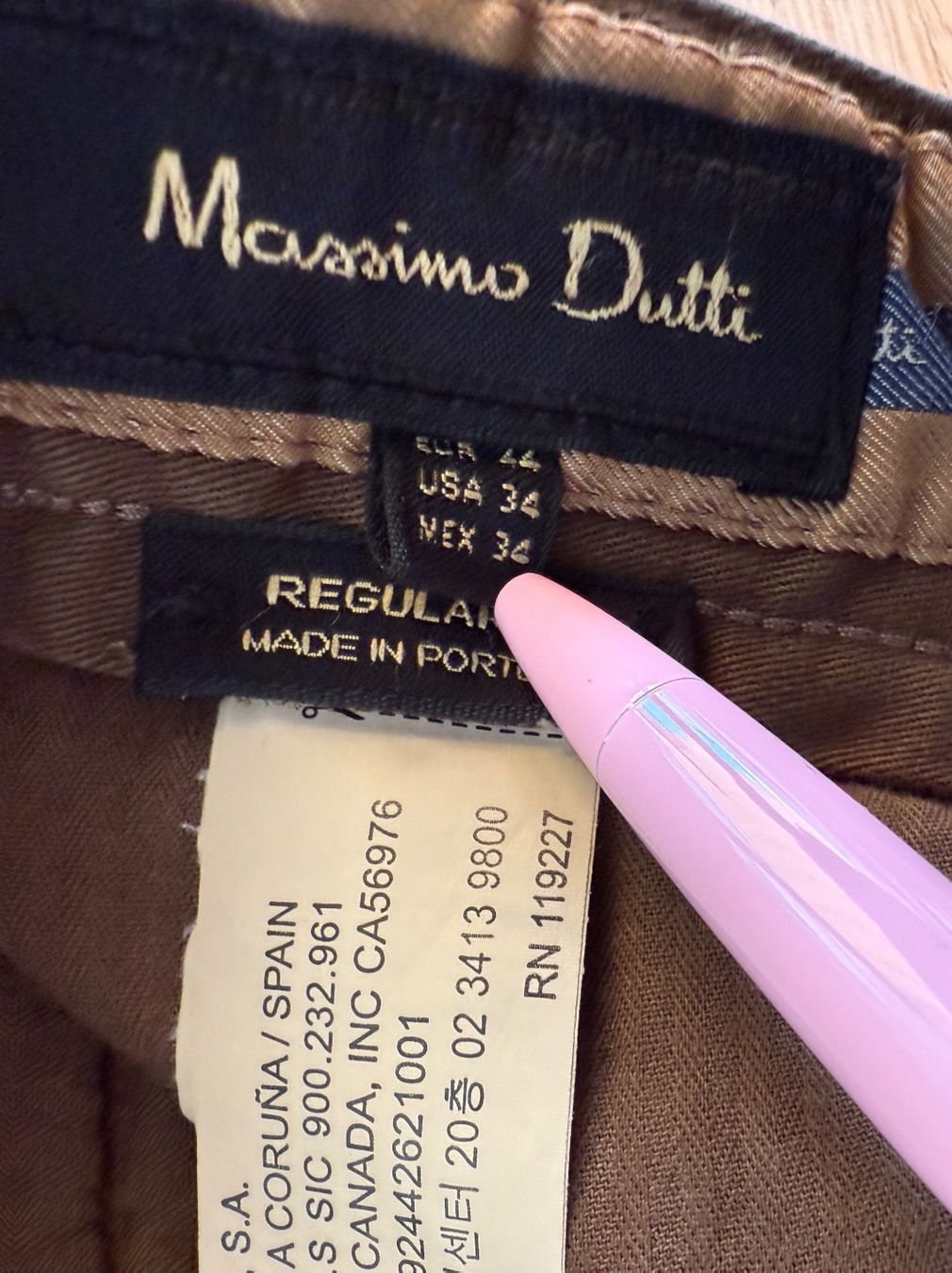 Massimo Dutti Pantaloni: Herren Hosen Massimo Dutti - Gr. 34 – Usato da Baden venduto da polveres 3