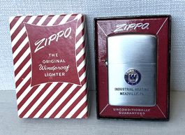 🔥 vintage ZIPPO – Westinghouse – Candy Stripe OVP – 1958 🔥