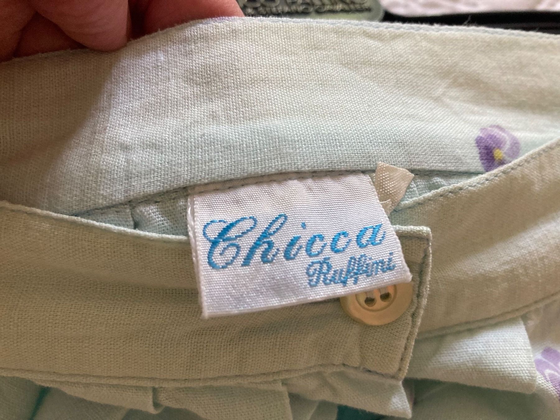 Vestiti & Gonne: CHICCA RUFFINI ROCK, GR. 16 J, LEINEN/BAUMWOLLE, SO SCHÖN! – Usato da Zürich venduto da dolcicaramelle 4