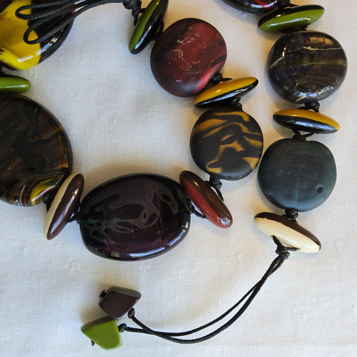 Catenine: Art Glas Halsband Collier – Usato da Zürich venduto da philpip 5