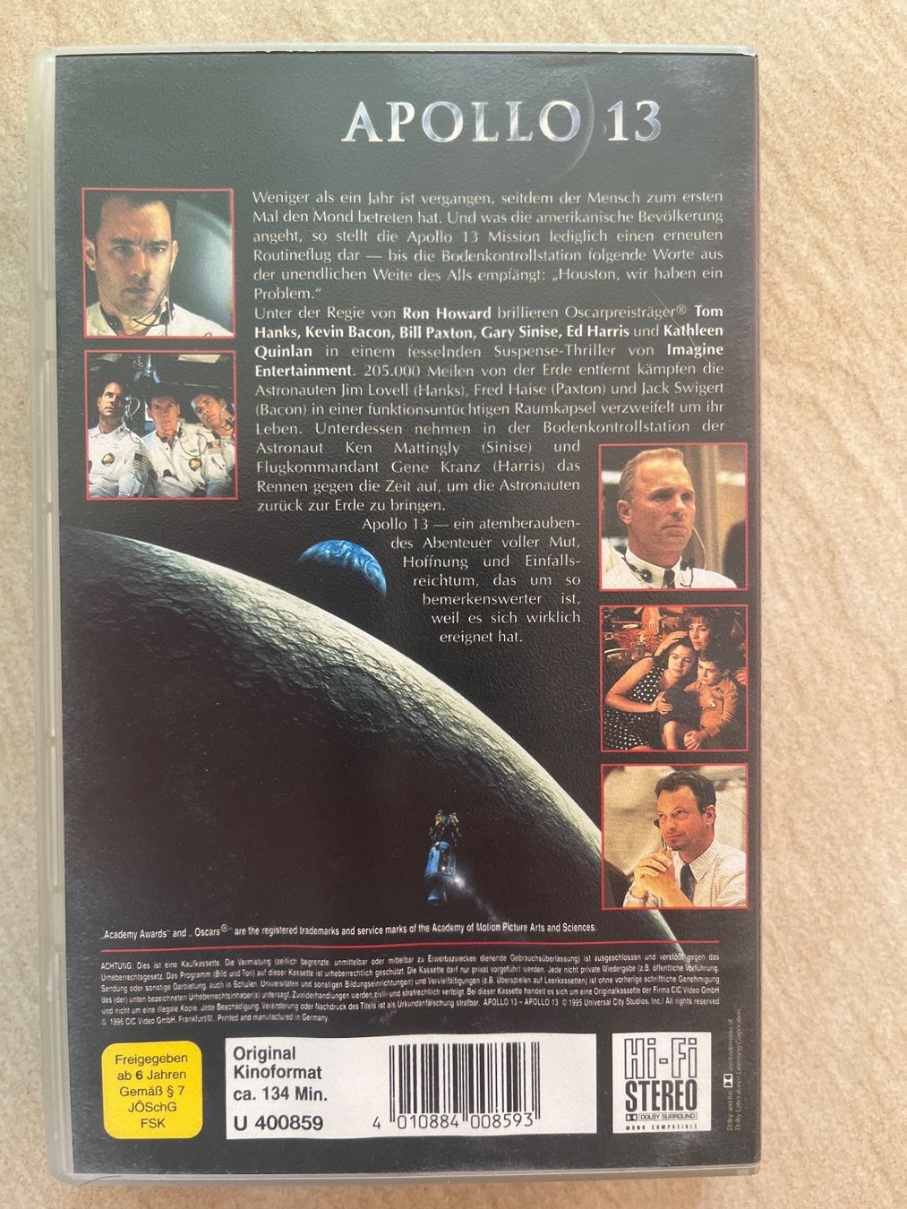 Tutti i VHS: VHS Film Apollo 13 auf deutsch – Usato da Vernayaz venduto da Darkfrost 1