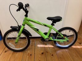 Kinderfahrrad Kidmax Stoke, 16 Zoll Grün