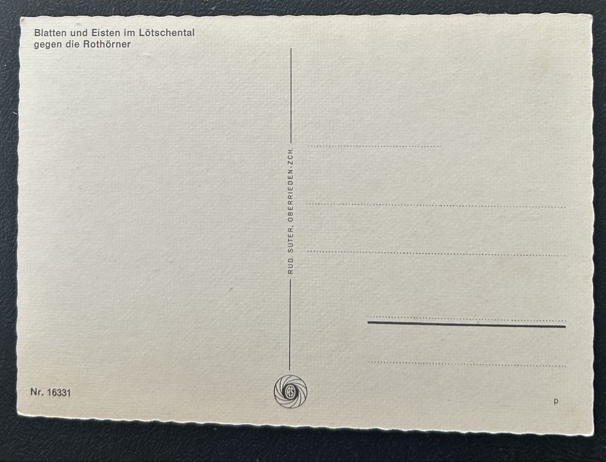 Cartoline postali: Blatten und Eisten im Lötschental  – Usato da Horw venduto da Tellbub 1