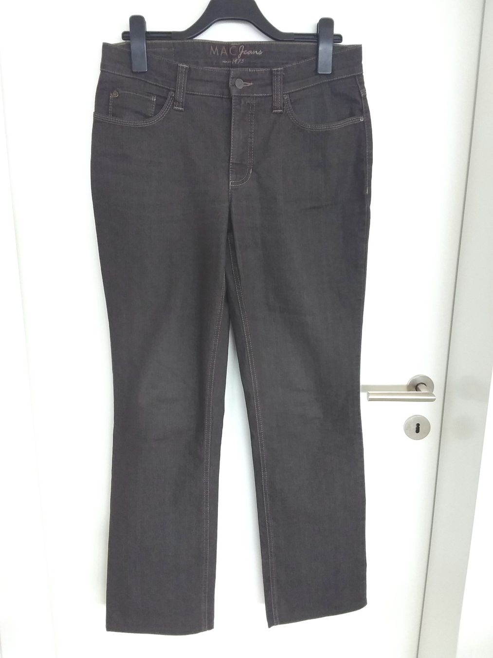 Jeans: MAC JEANS, MELANIE Gr 42, dunkelbraun – Usato da Immensee venduto da Btrutmann