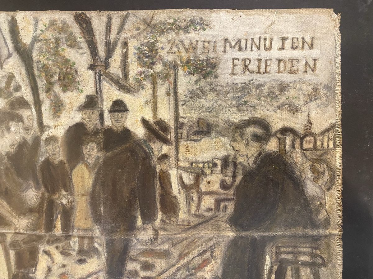 Dipinti: JAKOB GREUTER CH   ART BRUT 1920 ca. – Usato da St. Gallen venduto da Goldband 1