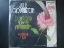 Vinyl Single Julie Covington - Don't Cry For Me Argentina