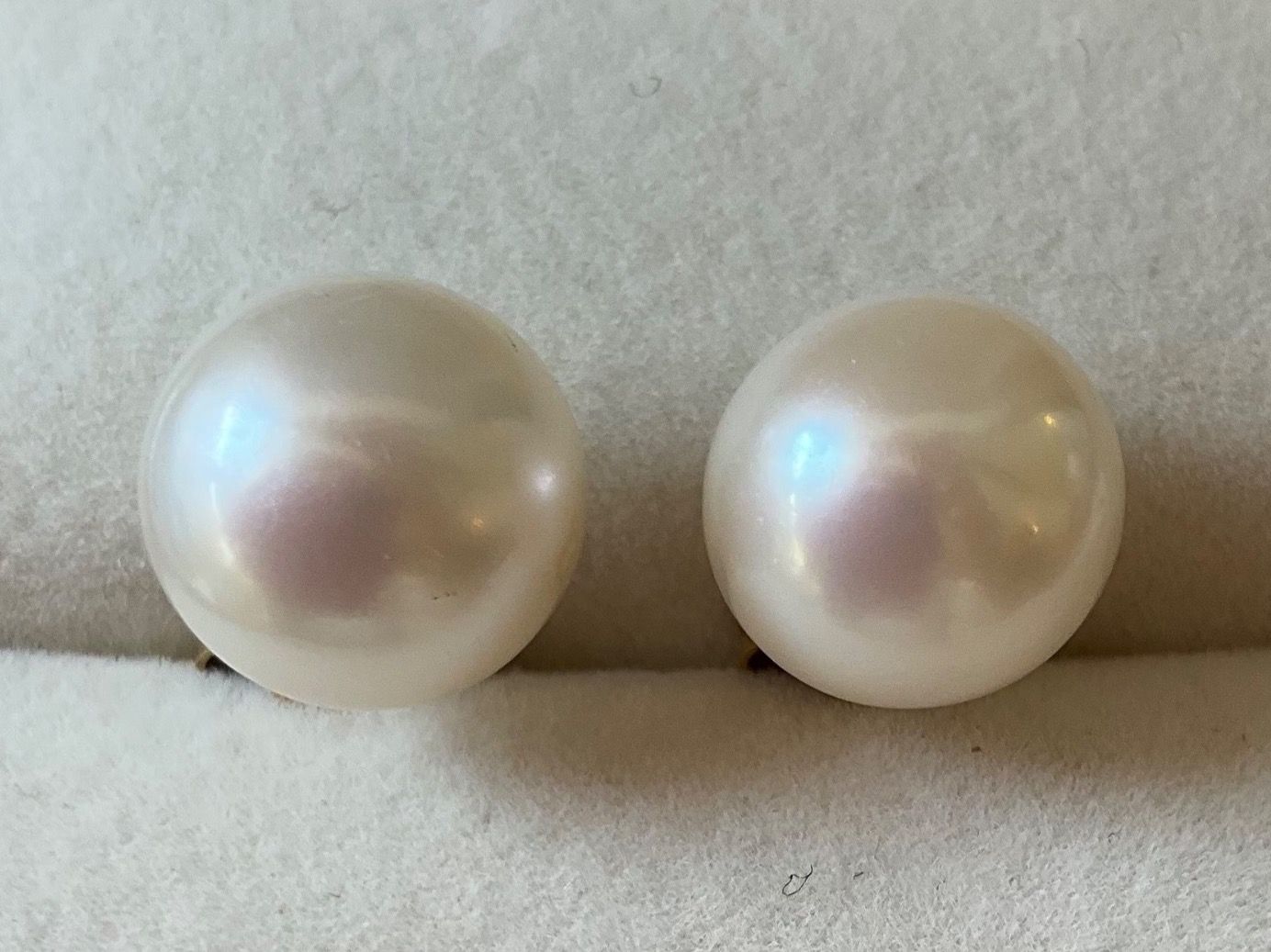 Ohrringe & -stecker: Ohrstecker 750 Zuchtperlen 11.2 mm – Neu (gemäss Beschreibung) aus Bern von Steinfieber 1