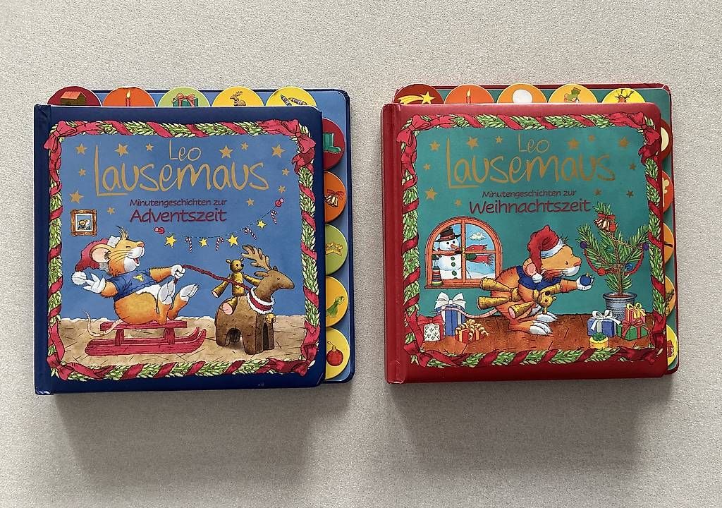 Libri: Leo Lausemaus Set Buch Weihnachten  – Usato da Wil SG venduto da Goldi2010