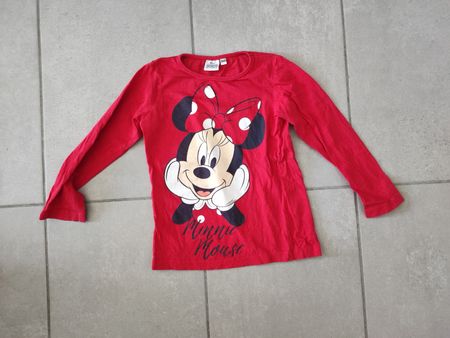Mädchen Langarmshirt, Minnie Mouse, Gr 104/110, guter Zustan