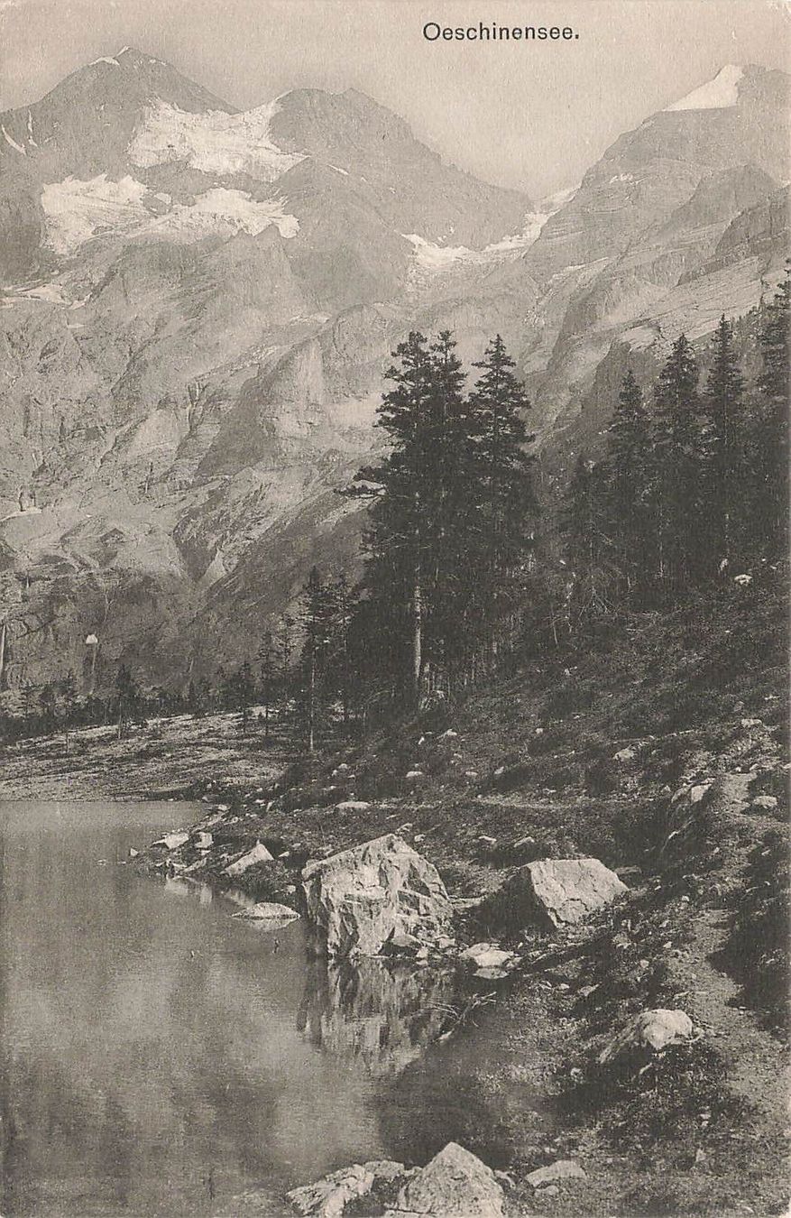 Ansichtskarten: Oeschinensee – Gebraucht aus Biasca von Blenio71
