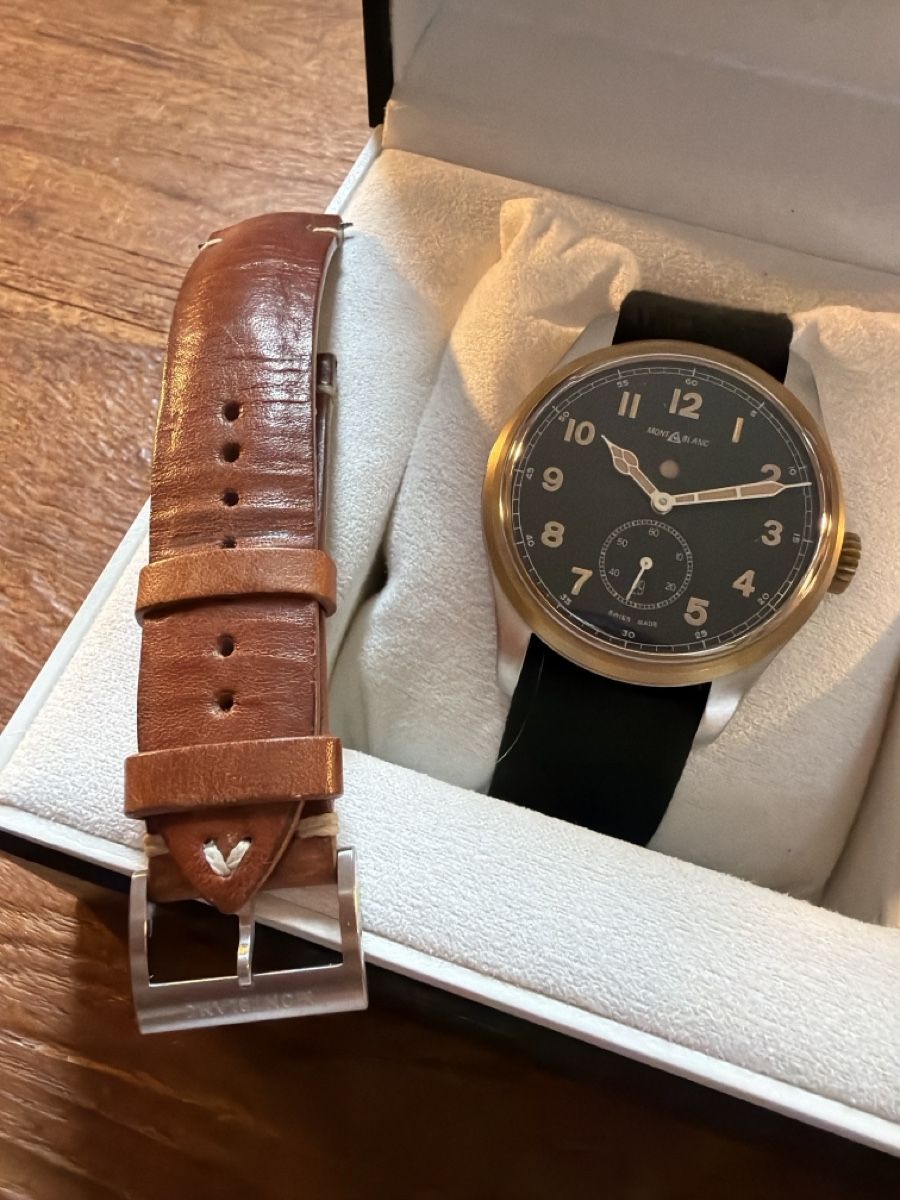 Montblanc Orologi: Montblanc 1858 Automatic Dual Time - frisch ab Service – Usato da Birmensdorf ZH venduto da PolzerJ1 5
