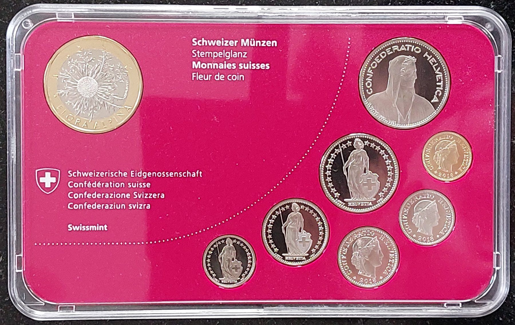 Tutti le monete: Münzsatz Schweiz 2018 stgl – Nuovo (secondo la descrizione) da Arch venduto da coinsandmore 3
