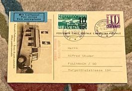 1 Flugpost Karte 1937