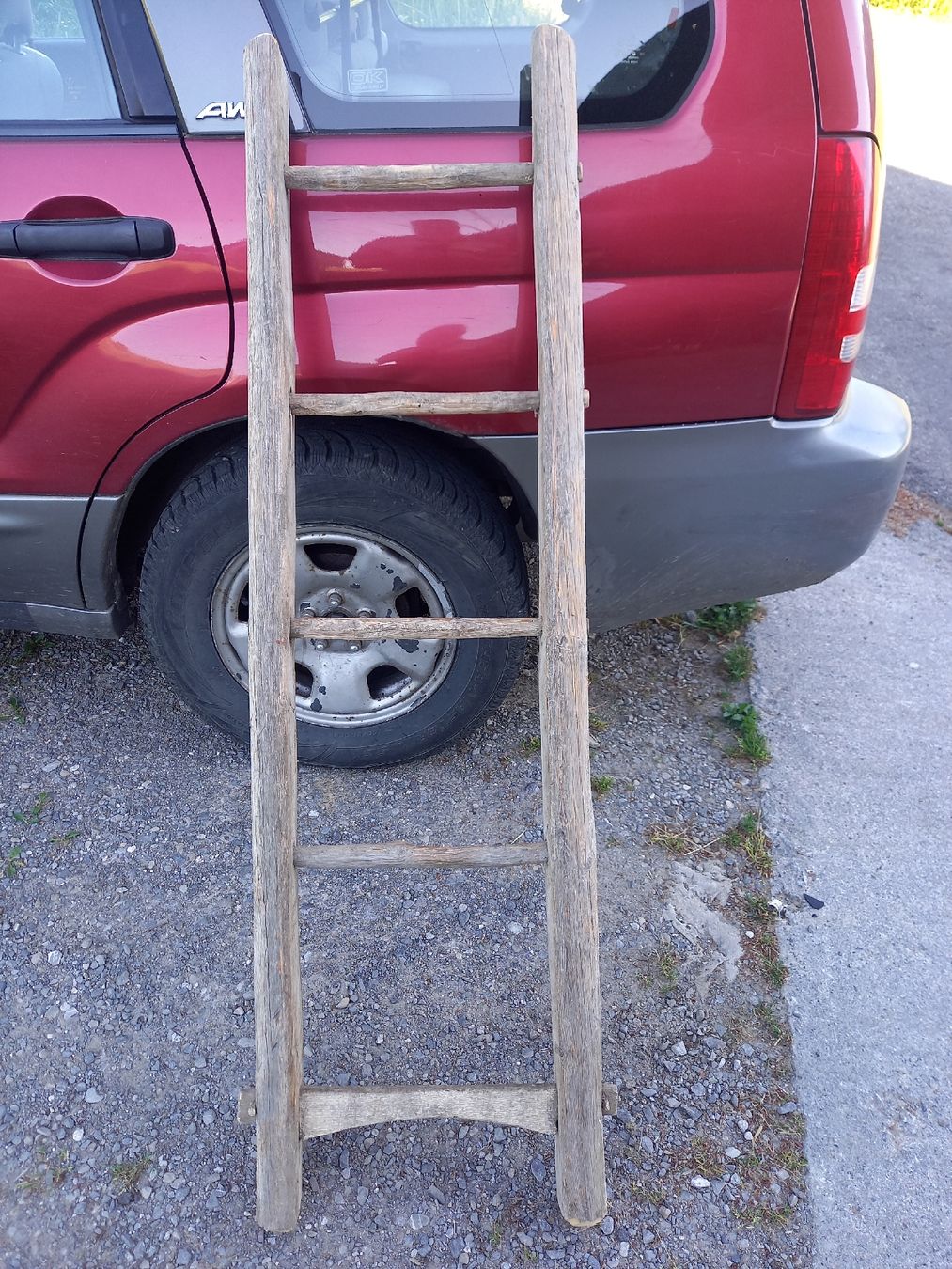 Scale: Antike starke Holzleiter gebraucht – Usato da Galgenen venduto da Allerlei8854
