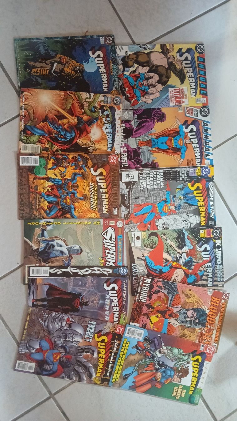 Fumetti: Superman Annuals 1 to 12 complete set – Usato da Cudrefin venduto da tow_bh8j