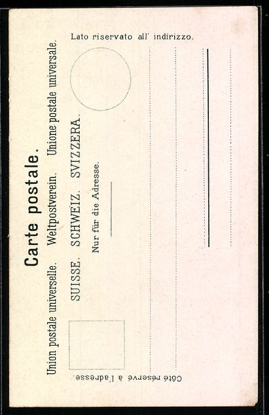 Cartoline postali: AK Lugano, Via Nassa – Usato da Berlin venduto da bartko-reher 1