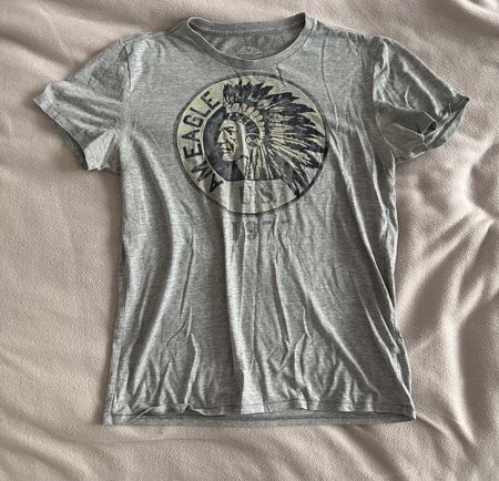 t-shirt gris American Eagle