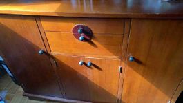 Sideboard aus Holz mit Schublade gebraucht