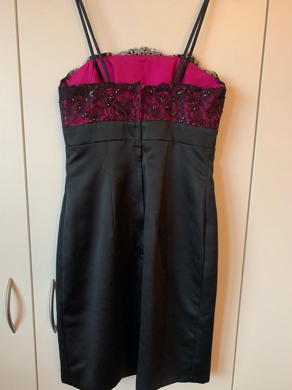 Kleider: Robe de cocktail, robe de soirée ou mariage satinée – Neu (gemäss Beschreibung) aus Colombier NE von Nikkon 4