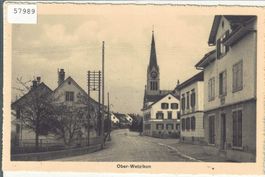 Ober-Wetzikon - Kirche, Restaurant z. Frohsinn