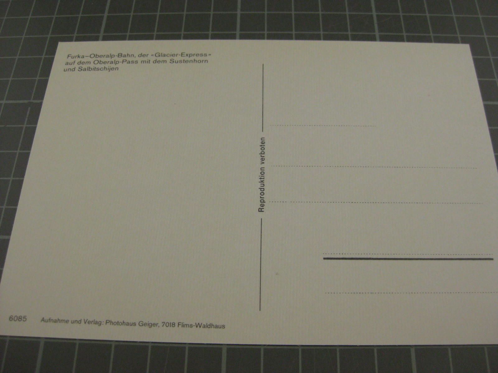 Cartoline postali: Oberalppass mit Zug – Nuovo (secondo la descrizione) da Malters venduto da Marosko 1