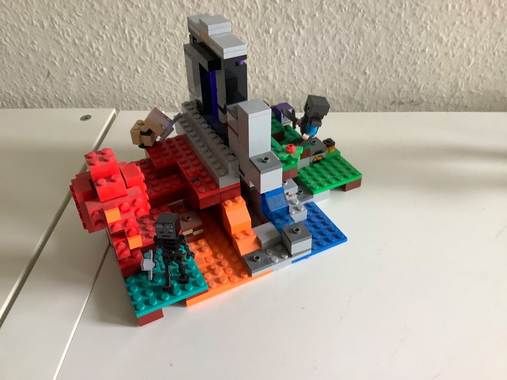 Ricardo 21172 Minecraft Kaufen auf | Portal LEGO zerstörte Das
