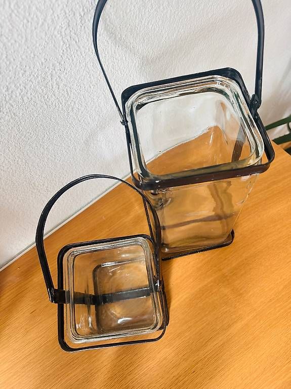 Kerzenständer: Windlichter aus Glas und Metall – Gebraucht aus Zürich von uschadow 1