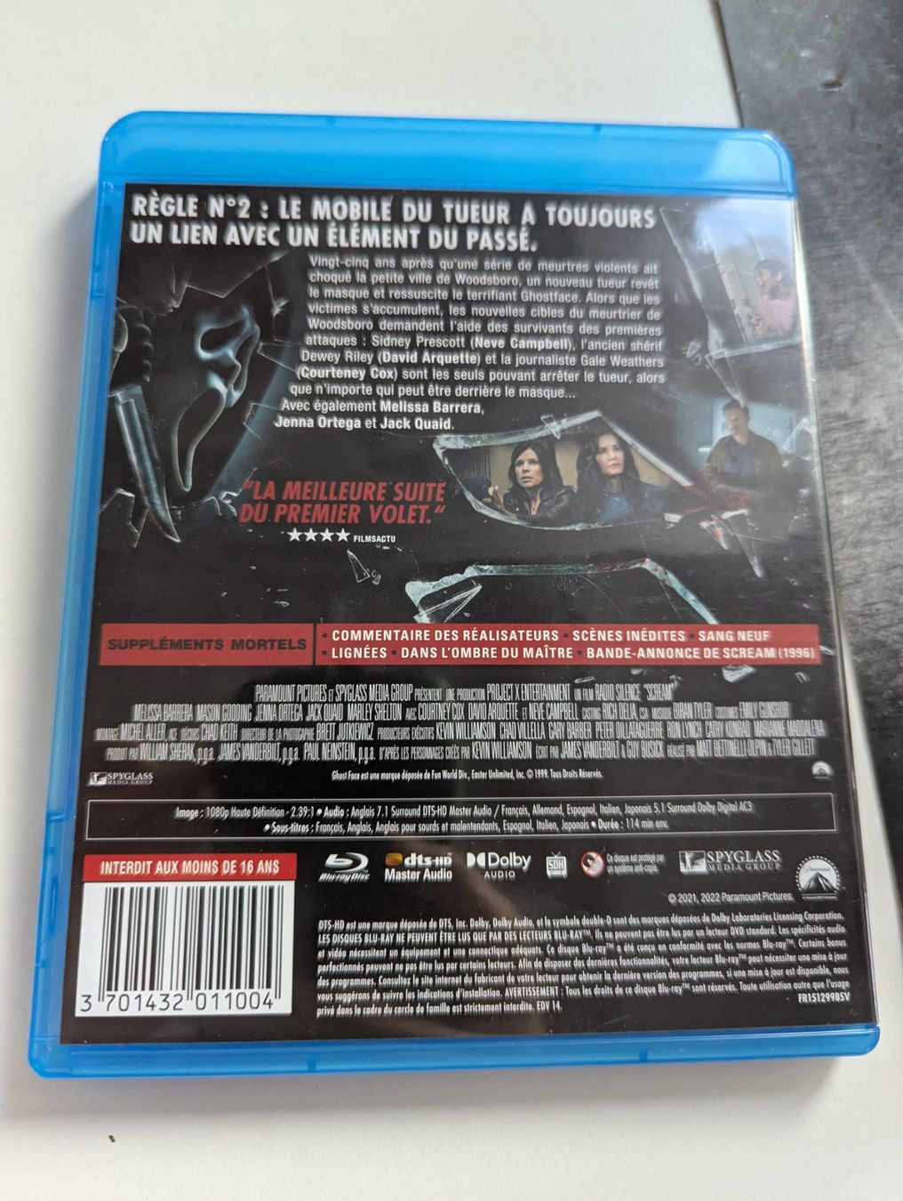 Tutti i DVDs: Scream (2022) Blu-ray DVD Horror – Usato da Hünenberg See venduto da SpecialEditionGaming 2