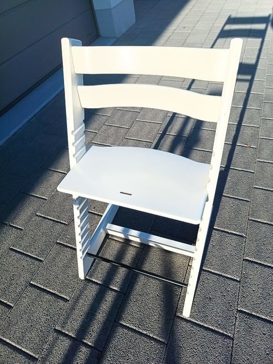 Weisser Kinderhochstuhl, Tripp Trapp Stuhl 3