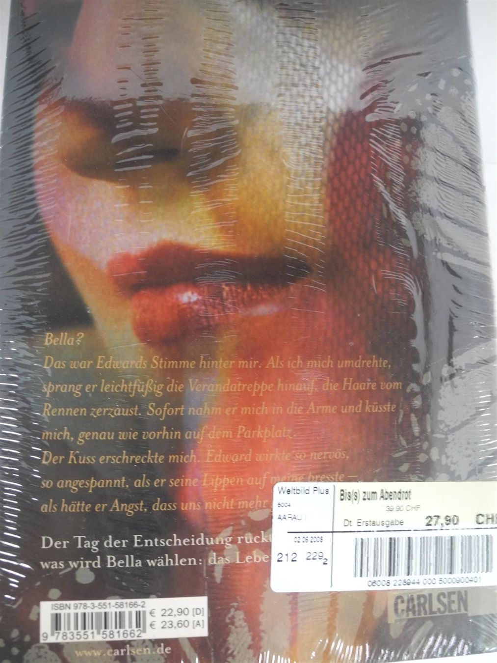 Bücher: Buch Bis(s) zum Abendrot, Nr. d65 – Neu und originalverpackt aus Kottwil von Crazyrolf 1