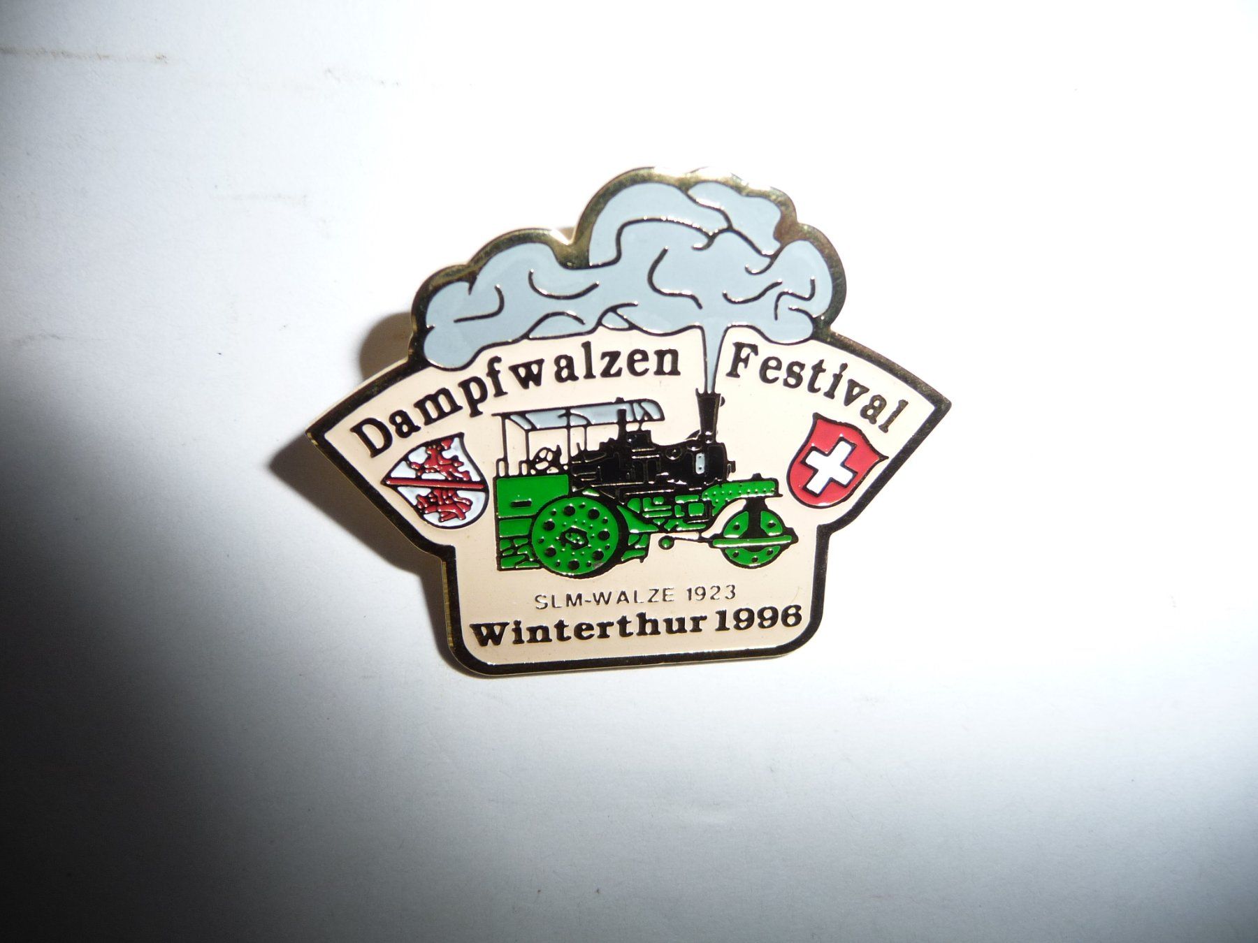 Modellini di ferrovie: Pin- Dampfwalzen-Festival – Usato da Birmensdorf ZH venduto da wamatrain