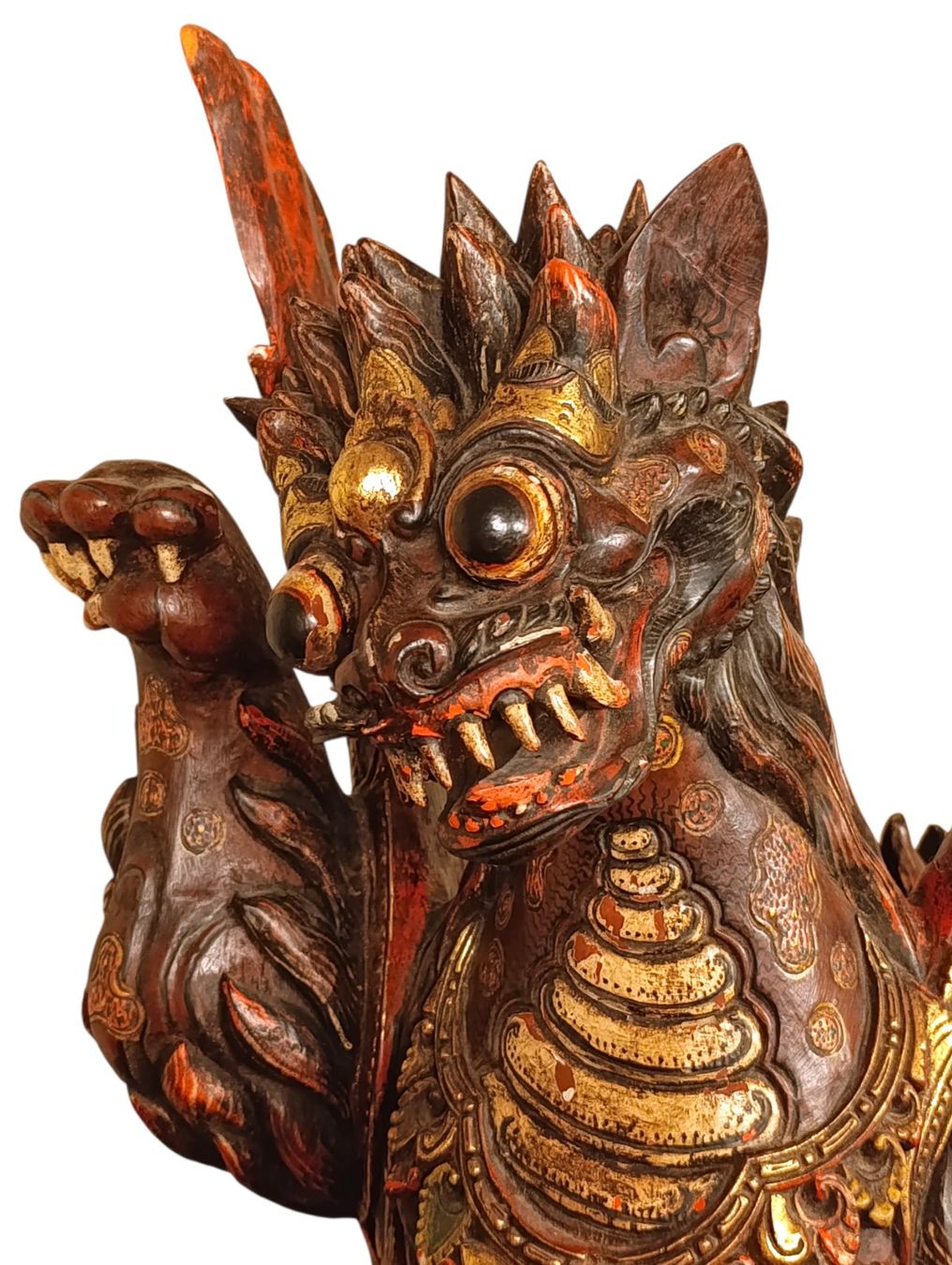 Skulpturen & Statuen: Riesige balinesische Tempel Figur - Drachen / 102 cm – Gebraucht aus Hochfelden von Relict 7
