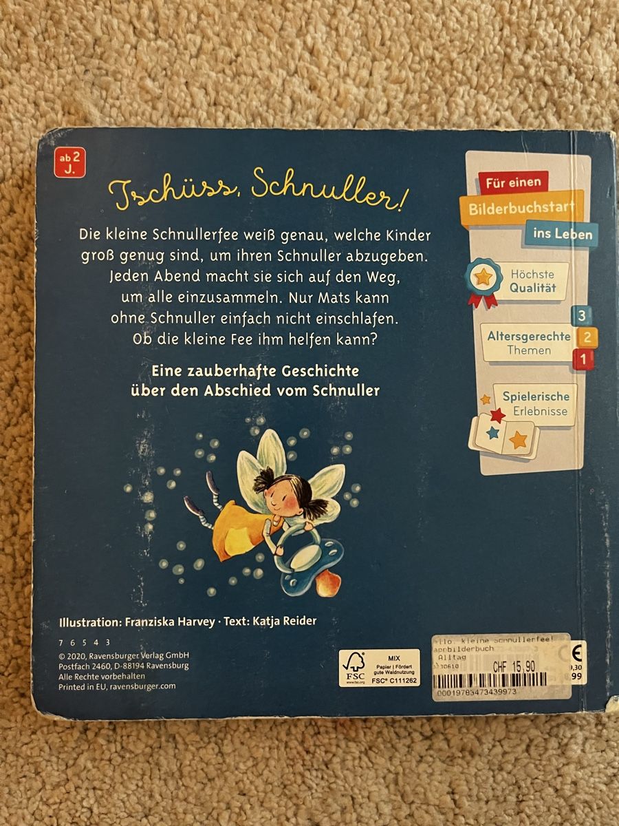 Libri: Hallo, kleine, Schnullerfee! – Usato da Zürich venduto da davidihagee 1