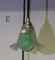 Hängelampe. Jugendstil-Hängelampe E (Glas-matt).
