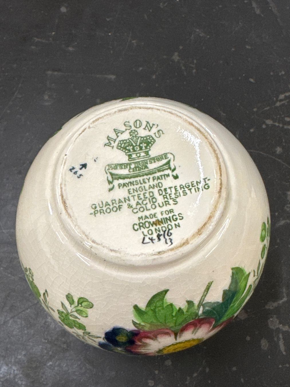 Vasen & Gefässe: Mason‘s Kugelvase Paynsley Pattern Vintage – Gebraucht aus Pratteln von Cartonsducoeur_bl 2