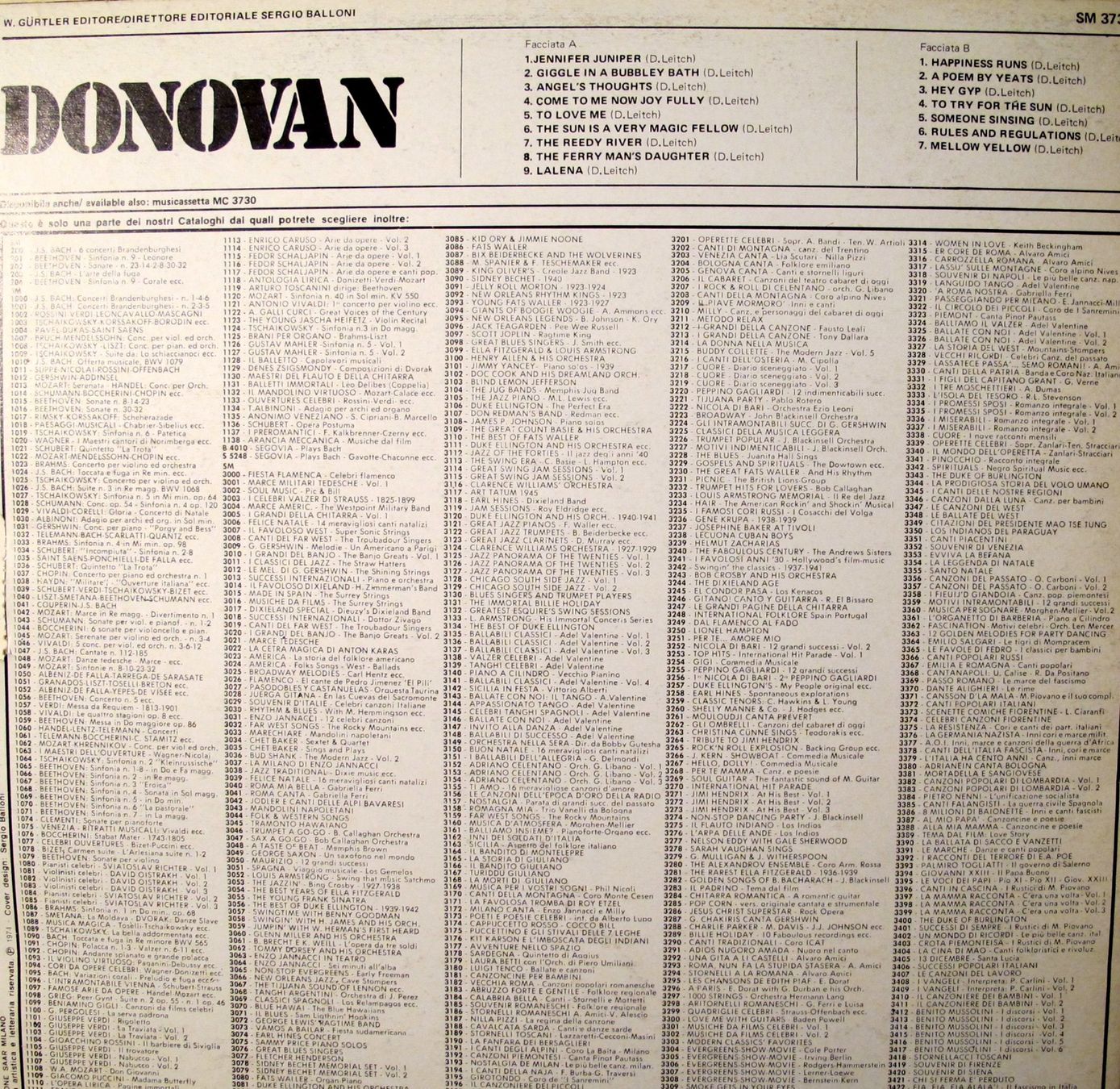 Dischi in vinile: Donovan - Donovan (LP) – Usato da Bern venduto da hippoism 1