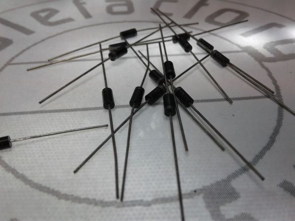 Elektronikbauteile: Gleichrichter-Diode 1N4007, 10 Stück – Neu und originalverpackt aus Luzern von Salefactory