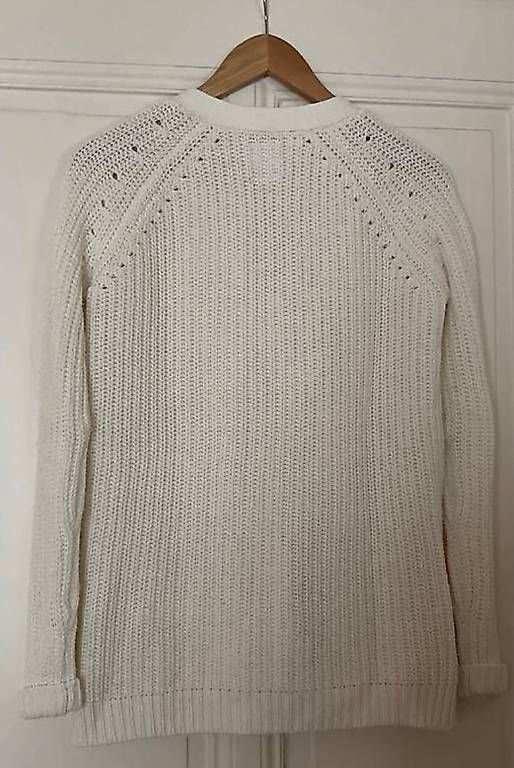 Giacche: Cardigan long maille blanc – Usato da Genève venduto da cel_zk6m 1